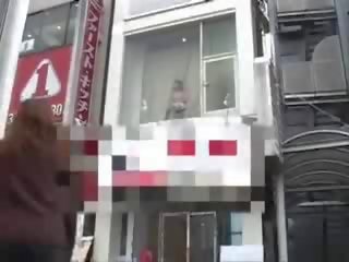 Japansk lassie knullet i vindu video
