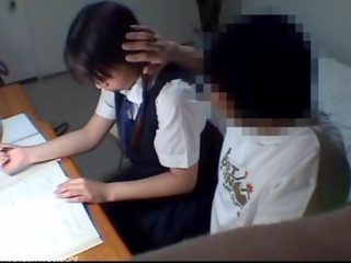 Kool õpilane daam seksuaalne nilbe stseen
