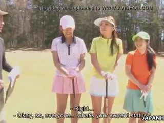 Aziýaly golf streetwalker gets fucked on the ninth hole