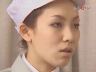 Sexy Japanese Nurses Giving BJs To sexually aroused Patients