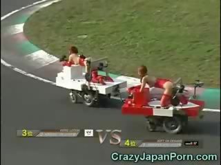 Funny Japanese adult film Race!