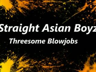 Гетеросексуал азіатська boyz трійця
