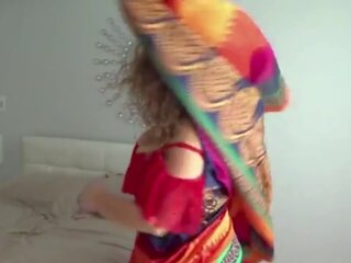 Desi indien rouge saree tante undressed partie - 1: hd porno 93